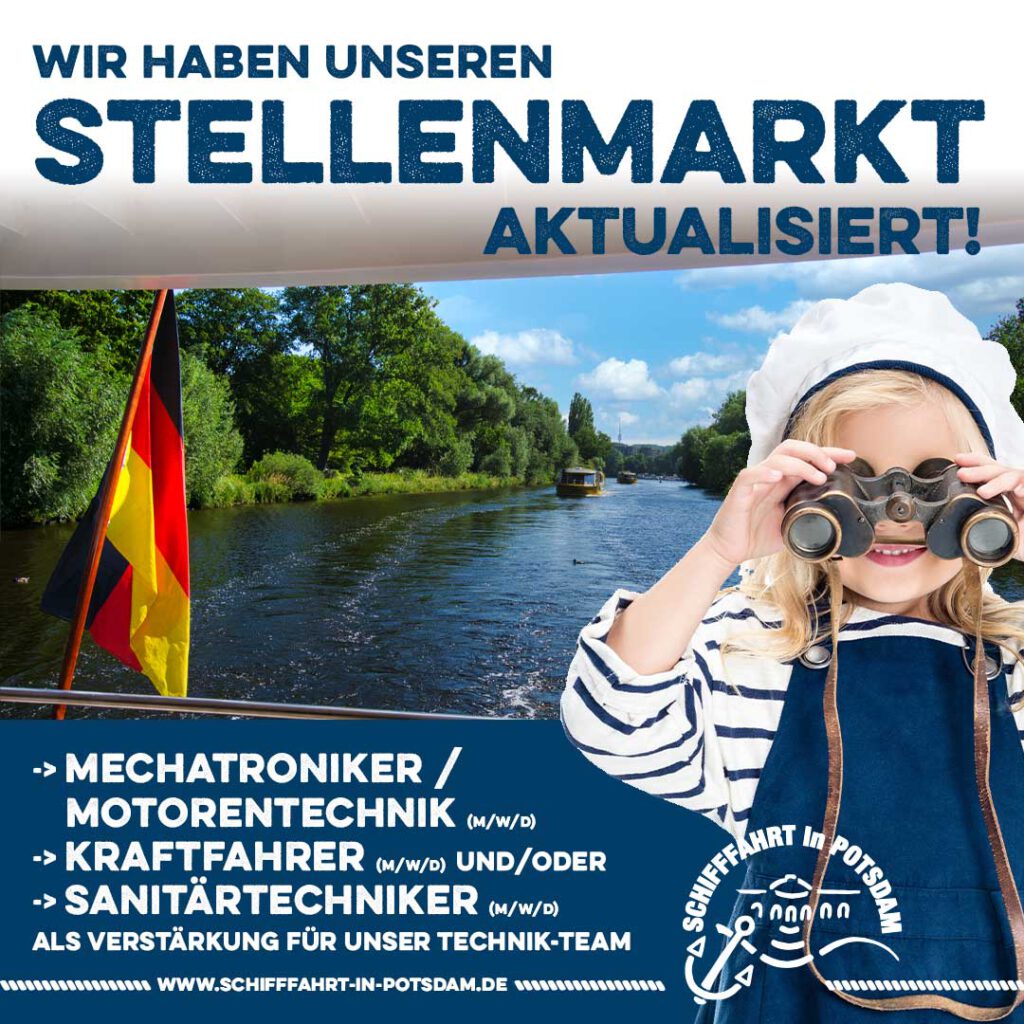 Stellenmarkt WEISSE FLOTTE Potsdam