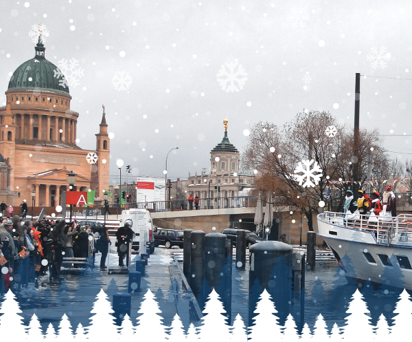 Sinterklaas im Hafen Potsdam